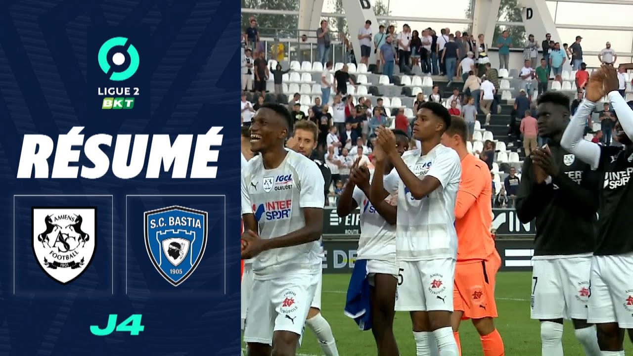 Amiens SC vs Bastia highlights