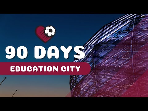 COUNTDOWN: 90 DAYS until the FIFA World Cup Qatar 2022; PRESENTING: Education City Stadium