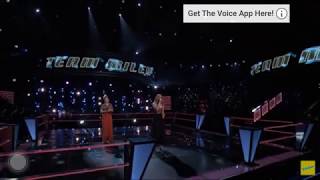 Karli Webster and Addison Agen, Girls Just Wanna Have Fun (The Voice Battles 2017)