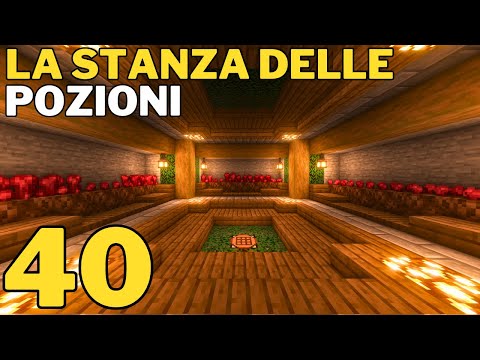 MINECRAFT IT - 40 -BUILD - finalmente la stanza delle pozioni - la userò mai? VANILLA -java 1.20