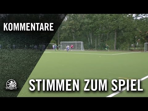Die Stimme zum Spiel (SC Gatow - SP. Vg. Blau-Weiss 90 Berlin, 2. Runde, Berliner Pokal 16/17)