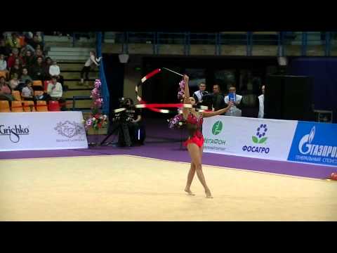 Sinitsina Yulia (RUS) ribbon Grand Prix Moscow 2015 All-around
