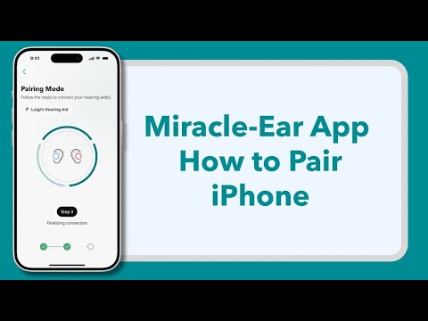 How to Use the Miracle-Ear App on iPhone to Pair Hearing Aids | New App Walkthrough