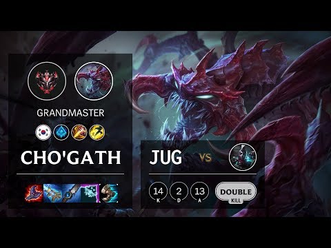 Cho'Gath Jungle vs Ekko - KR Grandmaster Patch 10.12