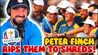 PETER FINCH on RYDER CUP 2025 teams! **SURPRISE PREDICTION!**