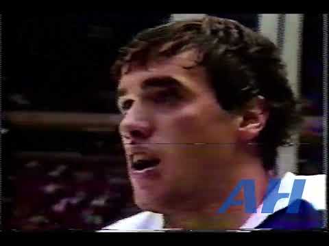 NHL Oct. 16, 1983 Bob MacMillan,NJ v Jim Korn,TOR x2 Clips Toronto Maple Leafs New Jersey Devils