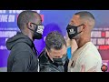 TERENCE CRAWFORD & KELL BROOK SEPARATED AFTER INTENSE FACE OFF AT FINAL PRESS CONFERENCE