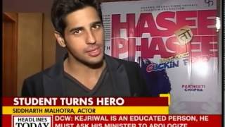 Siddharth Malhotra does a 'Shammi Shake' video