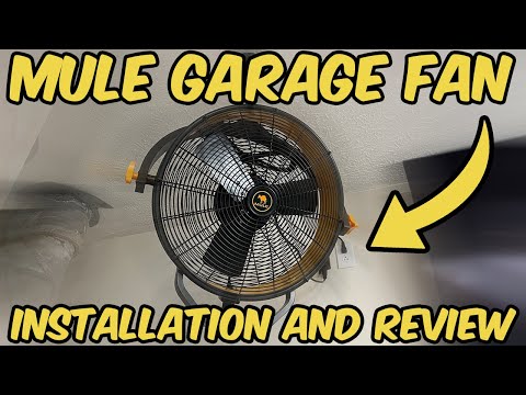 BEAT the HEAT!  Stay COOL with a MULE Garage Fan!