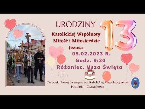 Różaniec, Msza Święta, Modlitwa Charyzmatyczna. Transmisja Online.  05.02.2023 r. Godz. 09:30