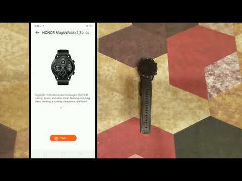 how to pair Honor magic watch from phone