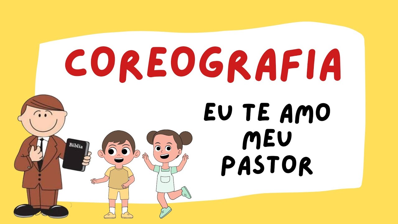 COREOGRAFIA EU TE AMO MEU PASTOR | GESTOS INFANTIL