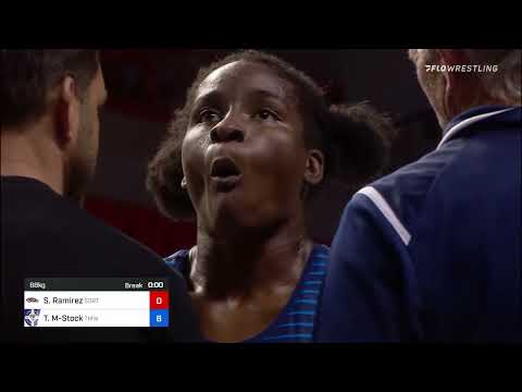 68 Kg Round 2 - Sienna Ramirez, Southern Oregon Regional Training Center Vs Tamyra Mensah-Stock, T