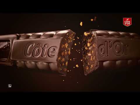 Twee iconen komen samen. Intense Côte d’Or chocolade vol karakter met  krokante Biscoff.