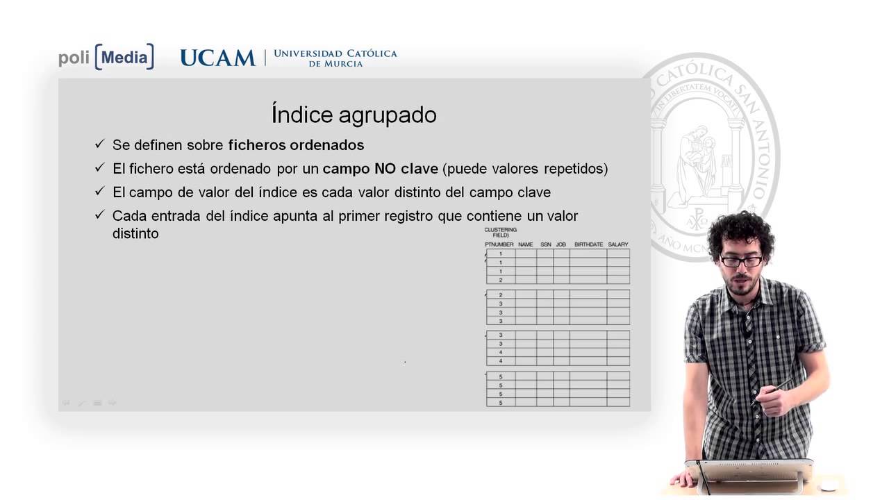 Administración de Bases de Datos - Tema 2.Índices - Andrés Muñoz