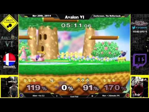Avalon VI - Adam + Ice Vs. Marc + [A]rmada - SSBM Doubles Grand Final