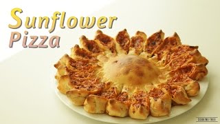 ✿해바라기✿ 피자 만들기 : How to make Sunflower Pizza, Pizza sonne : ひまわりピザ -Cooking tree쿠킹트리