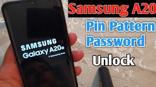 How to Unlock Pattern/Password Pin Lock Samsung Galaxy A20 Without Pc by Waqas Mobile