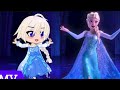 Frozen-Idina Menzel "Let it go" GCMV | comparison | Gacha club