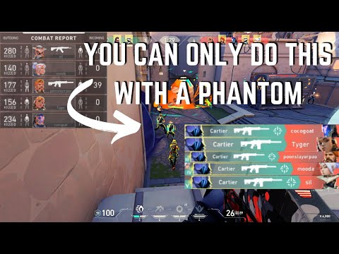 YOU CAN ONLY DO THIS with a PHANTOM... INSANE OMEN ACE ! | VALORANT Clips