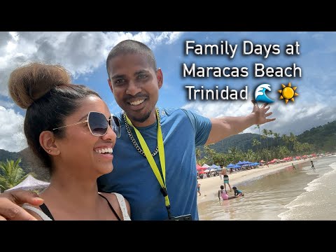 🌊 Beach Days at Maracas! Family Fun in Trinidad 🇹🇹☀️