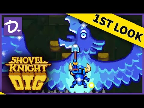 First Look At Shovel Knight Roguelike (Shovel Knight Dig #1)