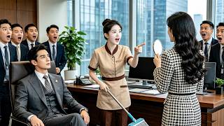 De celibataire CEO haat alle vrouwen; verslaafd aan de aanraking van de schoonmaakster, achtervolgt en verwent hij haar!