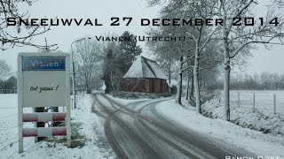 preview picture of video 'Sneeuwval 27 december 2014 (Vianen, Utrecht)'