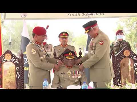 Press Release No 9/2022, CJCSC Installed as 2nd Colonel in Chief of Sind Regiment -8 Feb 2022 | ISPR