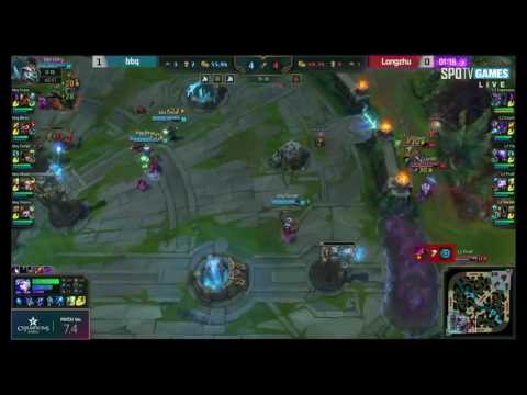 LZ vs BBQ Highlights Game 2 LCK Spring 2017 W8D1 Longzhu vs BBQ Olivers   g2
