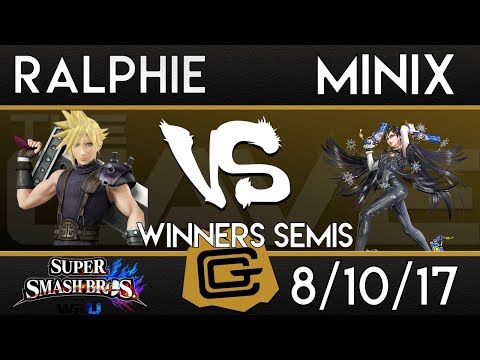 TCG Sm4sh - Ralphie (Cloud) vs Minix (Bayonetta) - Winners Semis - Smash 4 - 8/10/17