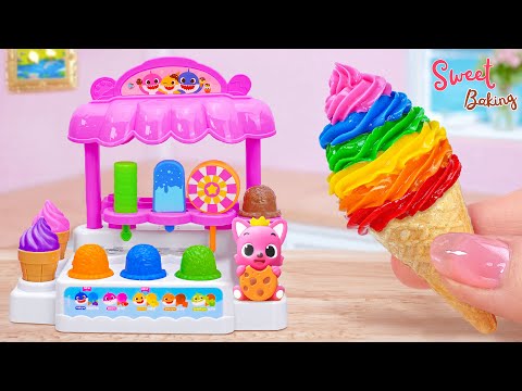 ❤️Rainbow Ice Cream Ideas❤️Satisfying Miniature Rainbow Ice Cream Cake Decorating Ideas🌈Sweet Baking