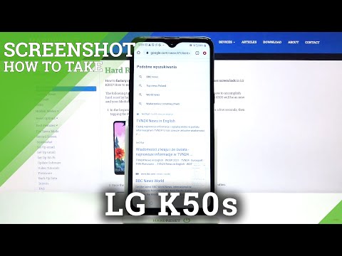 How to Take Screenshot in LG K50s – Catch Display