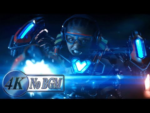 Ironheart, Shuri and Okoye Escape FBI Chase Scene [No BGM] | Black Panther: Wakanda Forever