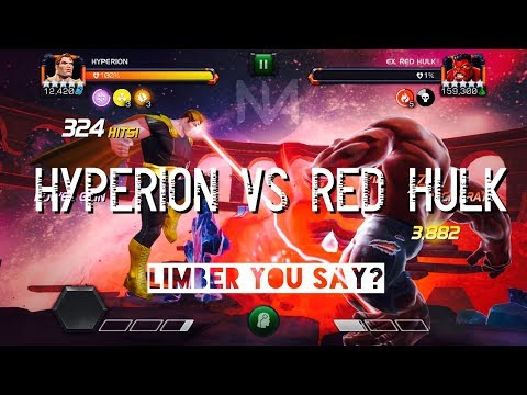 Hyperion Melts Labyrinth of Legends Red Hulk in Under 5 Minutes