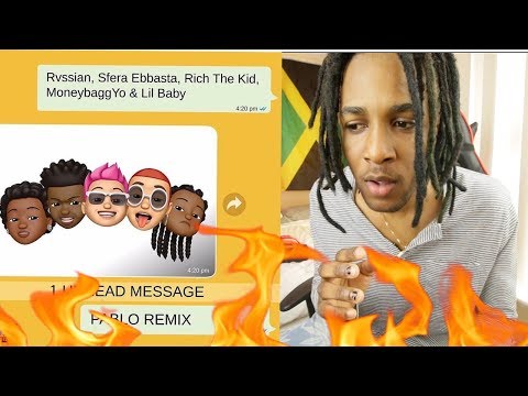 Rvssian, Sfera Ebbasta, Rich the Kid, Moneybagg Yo & Lil Baby - Pablo (Remix)  * REACTION*