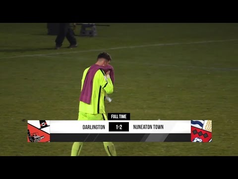 Darlington 1-2 Nuneaton Town - Vanarama National League North - 2016/17