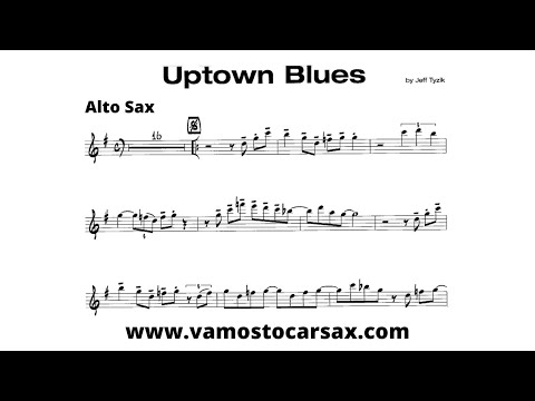 UPTOWN BLUES [alto sax]