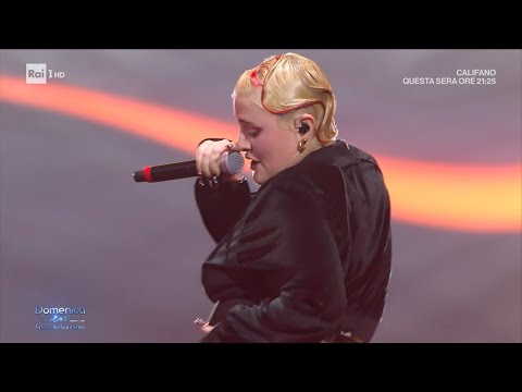 BigMama  canta "La rabbia non ti basta" - Domenica In Speciale Sanremo 11/02/2024