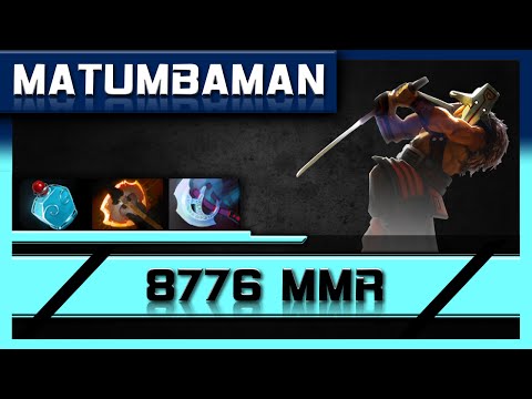 Dota 2 VOD MATUMBAMAN Juggernaut 8776 MMR | Full Game Pro Guide Gameplay