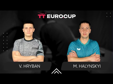 20:15 Vadym Hryban - Mykola Halynskyi  21.01.2025 TT Euro.Cup Ukraine Elite. TABLE 3