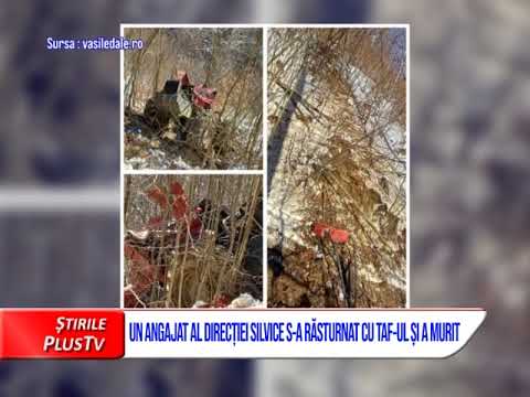 UN ANGAJAT AL DIRECȚIEI SILVICE S-A RĂSTURNAT CU TAF-UL ȘI A MURIT