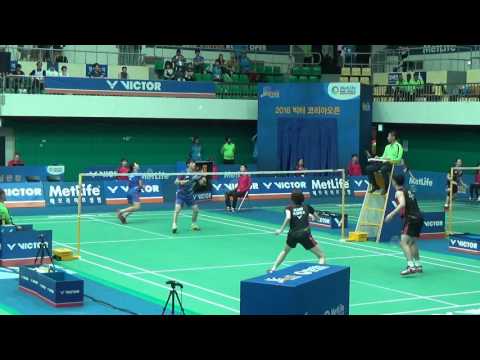 Victor Korea Open 2016 | Badminton R16 XD | KO Sung Hyun/KIM Ha Na vs BAE Kwon Young/KONG Hee Yong