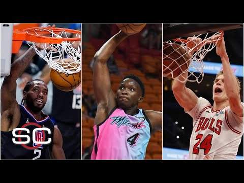 Vicious dunks by Victor Oladipo, Kawhi Leonard, Maurice Harkless and Lauri Markkanen | SportsCenter