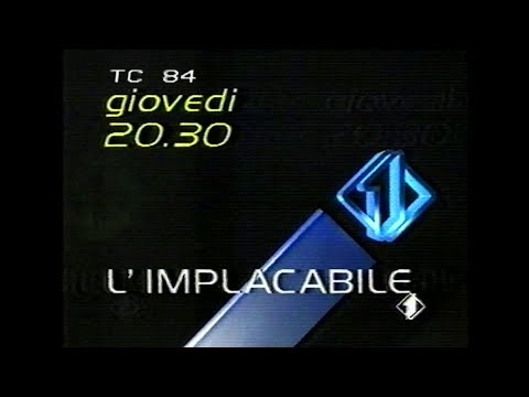 11/01/1990 - Italia 1 - Promo "L'Implacabile" (Ciclo Film Arnold Schwarzenegger - Prima TV)