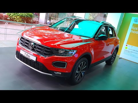 2021 Volkswagen T-ROC | TSI | FlASHRED COLOUR | 23 Lakhs Car Walk Around | Volkswagen T-ROC PREMIUM