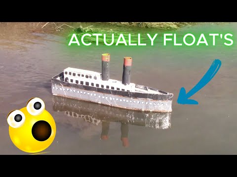 Building the Ultimate Model Boat Out of Cardboard PT.1