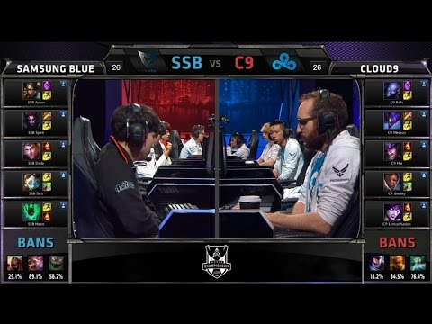 S4 Worlds Quarterfinal 2 SSB vs C9 Game 1 Highlights