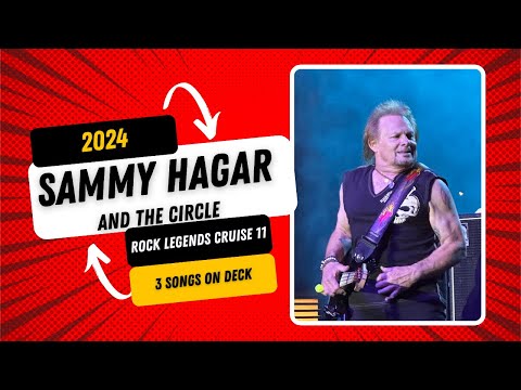 Sammy Hagar and the Circle Live 2024 -Poundcake, Three Lock Box and Top of the World @SammyHagar