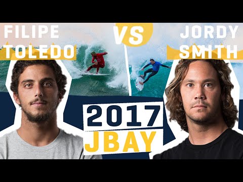 BARRELS and RAIL GAME on Full Display! Filipe Toledo Takes on Jordy Smith JBAY '17 FULL HEAT REPLAY